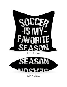 Fundas de Cojín Decorativas Rusenbao 45x45 cm Fútbol 2
