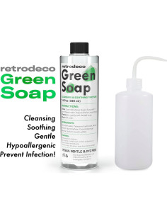 Jabón Verde Ultra Concentrado RetroDeco 500ml - Produce 4.9L 2