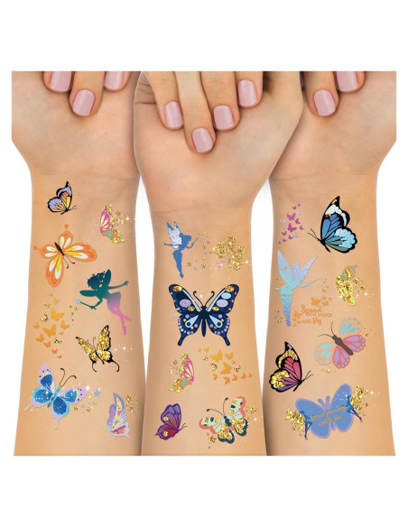Tatuajes Temporales Impermeables Yazhiji - 92 Piezas Multicolor