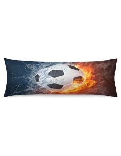 Funda de Almohada de Cuerpo KENADVI 20x54" Deportivo Fútbol
