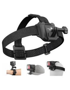 Soporte de Cabeza TELESIN Ajustable para Cámaras de Acción