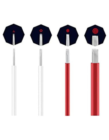 Agujas de Microblading desechables YM R3 R5 R7 R21 - Paquete 100