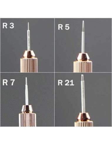 Agujas de Microblading desechables YM R3 R5 R7 R21 - Paquete 100