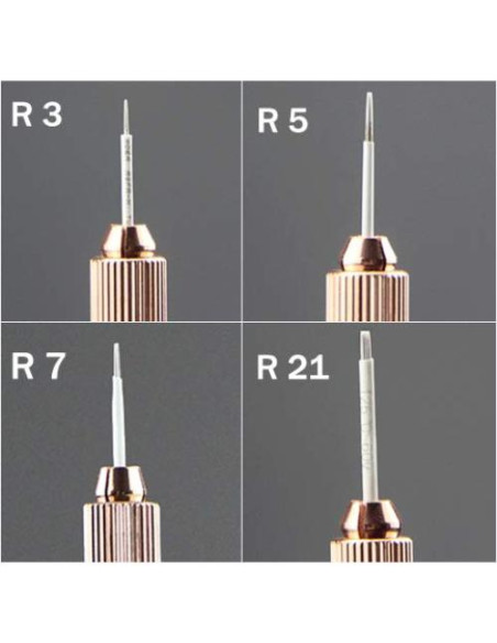 Agujas de Microblading desechables YM R3 R5 R7 R21 - Paquete 100