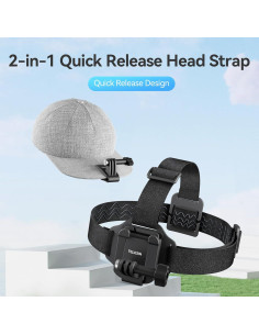 Soporte de Cabeza TELESIN Ajustable para Cámaras de Acción 2