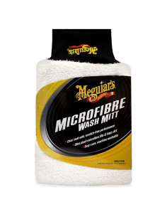 Guante de Lavado de Microfibra Meguiar's X3002, Reutilizable 25x20 cm