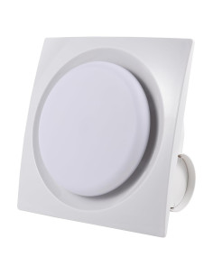 Ventilador Extractor de Baño MEOZRI 20.32 cm Luz LED 42W