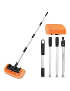 Cepillo de Lavado de Autos ARTIPOLY 30 cm con Mango 165 cm