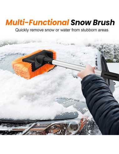 Cepillo de Lavado de Autos ARTIPOLY 30 cm con Mango 165 cm