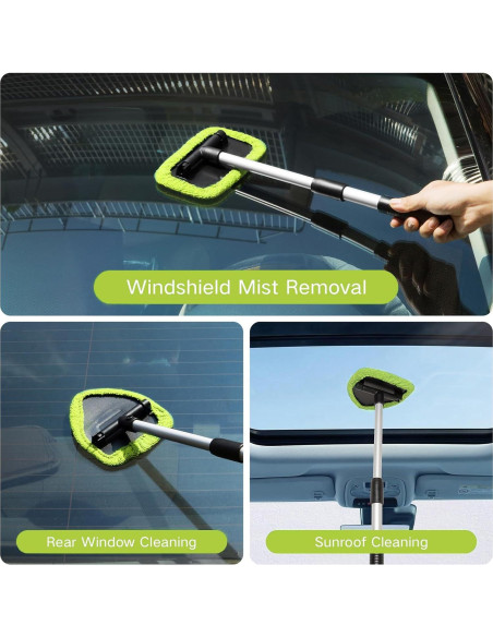 Kit de Limpieza de Parabrisas Qydipclin 10 Piezas Verde