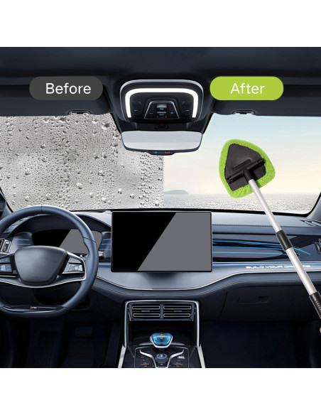 Kit de Limpieza de Parabrisas Qydipclin 10 Piezas Verde