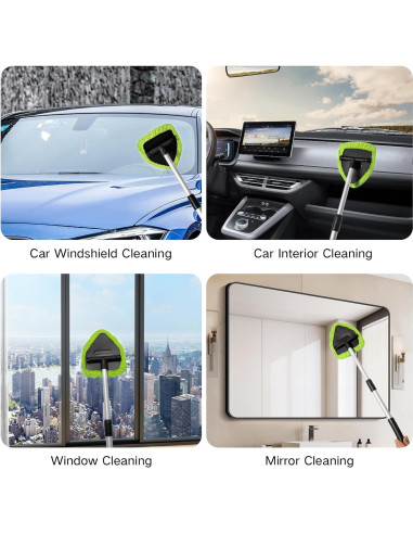 Kit de Limpieza de Parabrisas Qydipclin 10 Piezas Verde