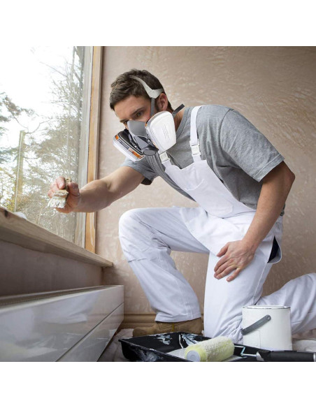 Media Máscara de Protección BAOMAO con Filtros y Accesorios