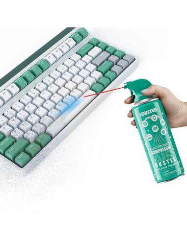 Limpiador de Aire Comprimido iDuster 3PCS - 1.2kg para Electrónica