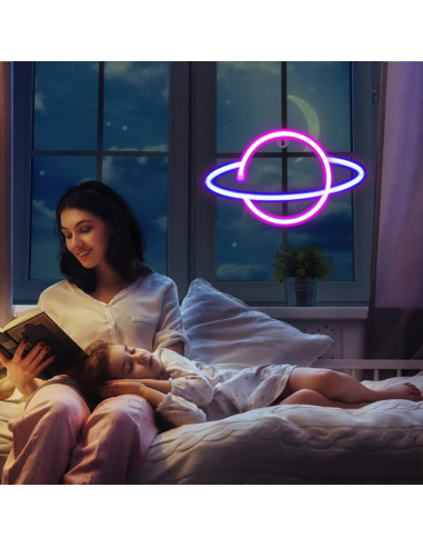 4 Pcs Luces de Noche Neón ZYP - Decoración Moderna LED
