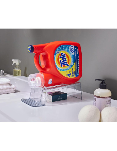 Soporte Organizador de Detergente iDesign - Plástico Transparente