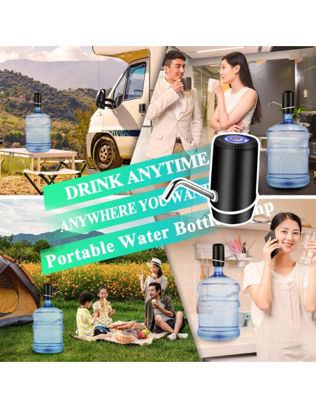 Dispensador de Agua Eléctrico Beyio 5 Galones Batería Recargable Dispensador de Agua Eléctrico Beyio 5 Galones Batería Recargable