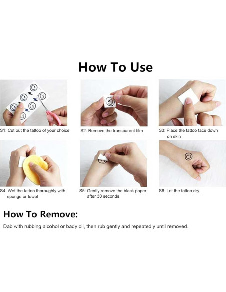 10 Hojas Tatuajes Temporales Calaveras y Flores Briyhose