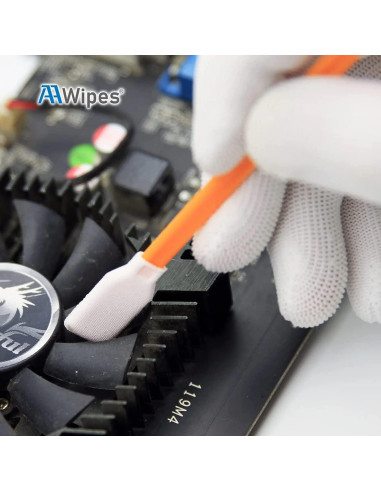 Kit de Bastones de Limpieza AAwipes FA501 - 100 Hisopos Sin Pelusa