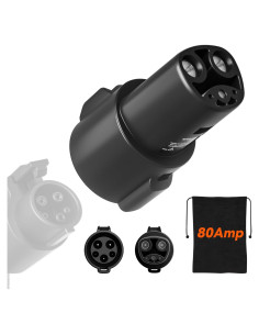 Adaptador Cargador J1772 a Tesla WOLFBOX 80A 240V Portátil