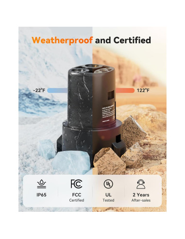 Adaptador Cargador J1772 a Tesla WOLFBOX 80A 240V Portátil