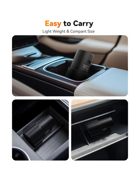 Adaptador Cargador J1772 a Tesla WOLFBOX 80A 240V Portátil