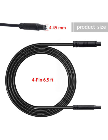 Cable de Extensión 4 Pines YiePhiot 2m para Cámara de Respaldo