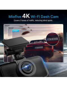 Cámara de Tablero Miofive S1 E 4K con GPS y WiFi 2