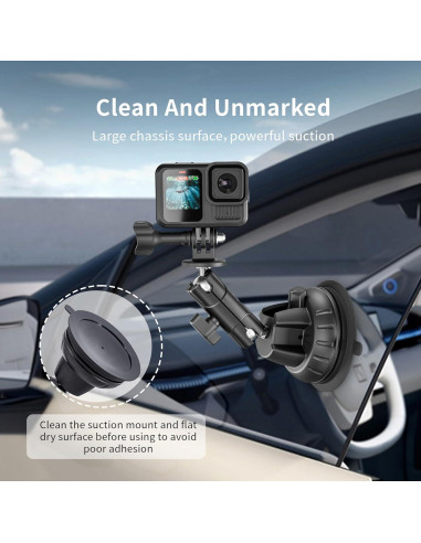 Soporte de Ventosa STARTRC para GoPro Hero 13/12/11 y DJI