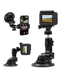 Soporte de Ventosa para Coche JOLOESLOS con Adaptador y Clip