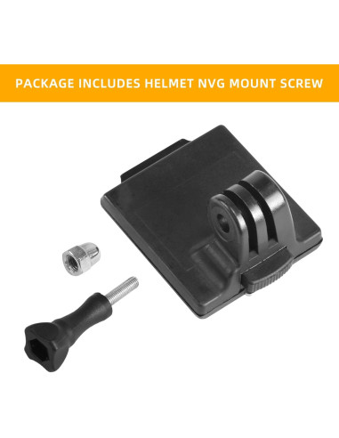 Soporte para casco GoPro BOOIU NVG ajustable para cámaras de acción
