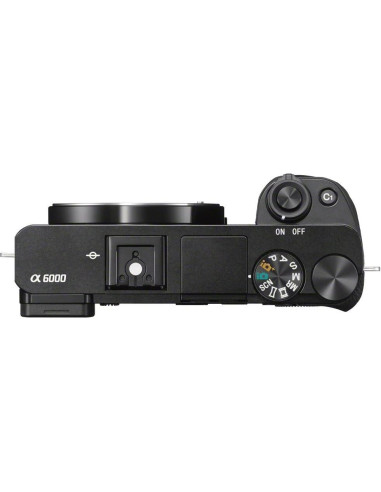Cámara Digital Sony Alpha a6000 24.3MP Wi-Fi con Lente Zoom 18-55mm y 55-210mm (Renovada)