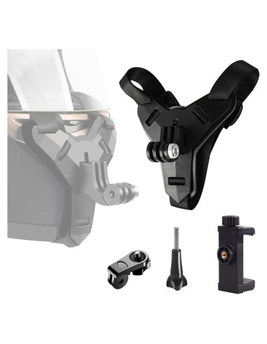 Soporte de Barbilla para Casco Moto GoPro Hero 13/12/11/10/9/8/7