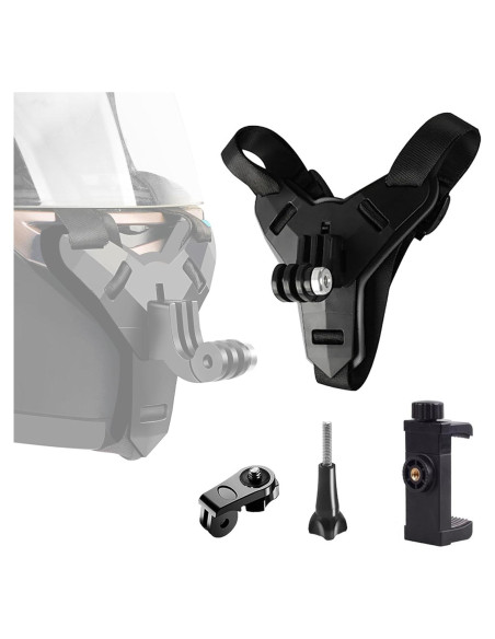 Soporte de Barbilla para Casco Moto GoPro Hero 13/12/11/10/9/8/7