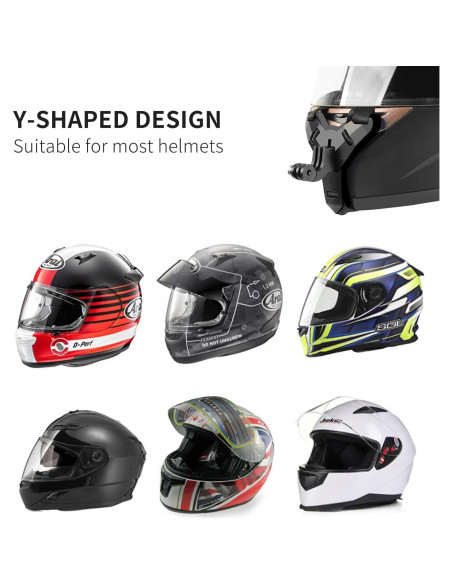 Soporte de Barbilla para Casco Moto GoPro Hero 13/12/11/10/9/8/7