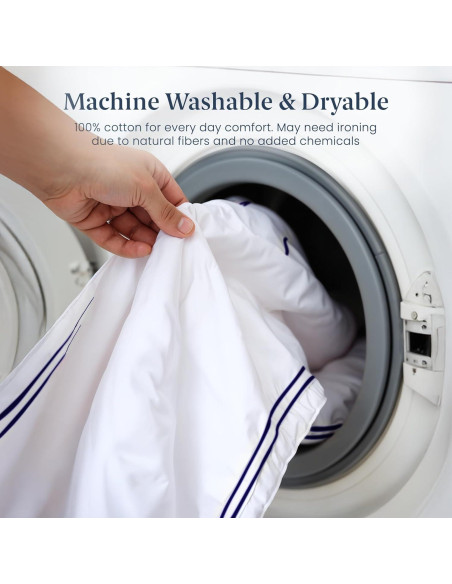 Funda de Edredón Ella Jayne King 100% Algodón Percale Marino