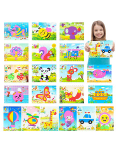 Kit de Manualidades Mosaico MALLMALL6 - 20 Piezas para Niños