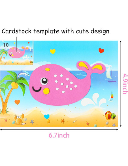 Kit de Manualidades Mosaico MALLMALL6 - 20 Piezas para Niños