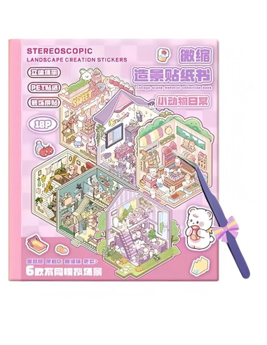 Kit de Stickers 3D Reutilizables DSNJPZX para Adultos y Niños