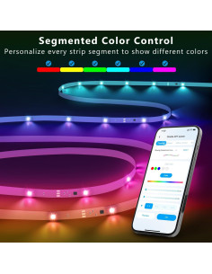 Luces LED de tira inteligente DAYBETTER 5m BGRIC control app 2