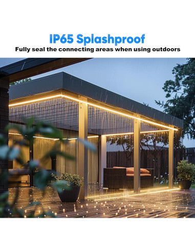 Tira de Neón LED KANAYA 15M Cálido Blanco 2800K IP65