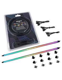 Tira LED RGB direccionable Airgoo 40 cm con soporte magnético
