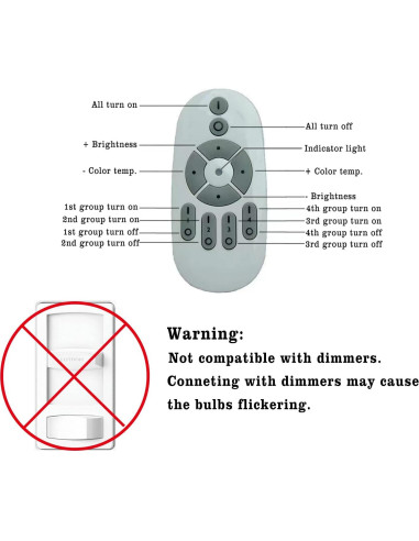 Bombilla LED Vintage Inteligente Yaoten T10 4W E26 3 Unidades