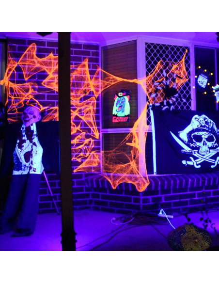 Barra de Luz Negra 40W Atfoyer 4PCS, Ilumina 44.9 m