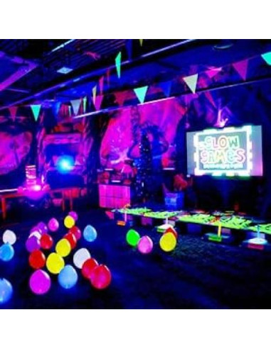 Barra de Luz Negra 40W Atfoyer 4PCS, Ilumina 44.9 m