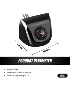 Cámara de Retroceso Pinflaw PINSXT1000BL HD 170 IP68 2