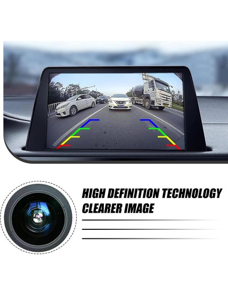 Cámara de Retroceso Pinflaw PINSXT1000BL HD 170 IP68