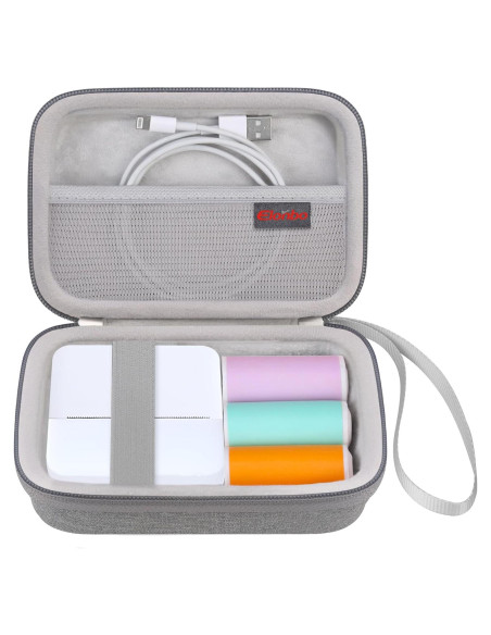 Funda de Transporte Elonbo para Impresora Térmica Mini Cudinham - Gris