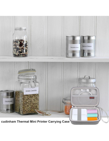 Funda de Transporte Elonbo para Impresora Térmica Mini Cudinham - Gris