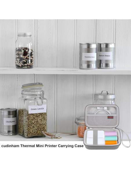 Funda de Transporte Elonbo para Impresora Térmica Mini Cudinham - Gris